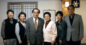 安東欽氏のファミリ―